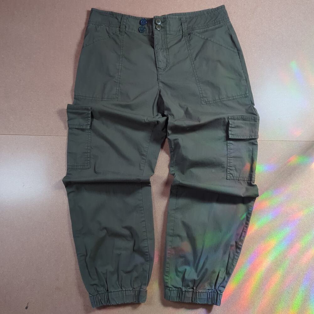 Sanctuary Cargo Jogger Pants Women's Medium Olive Green Utility Gorpcore